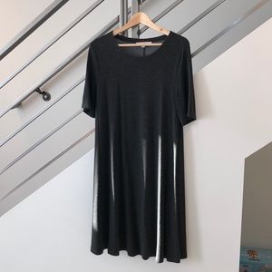 Loft Grey T-Shirt Dress